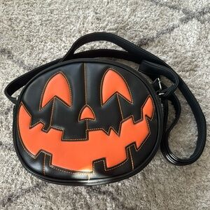 Two sided pumpkin purse from Love, Pain and Stitches